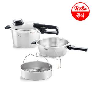 휘슬러 비타빗 프리미엄 압력솥 22cm 쿼트로(2.5L+4.5L)