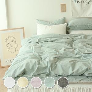 아토앤알로 쉼표 바이오워싱 고밀도 60수 순면 이불커버 S SS