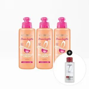[로레알파리] 드림랭스 노 헤어컷 크림 200ml 3개+미니샴푸100ml(랜덤)