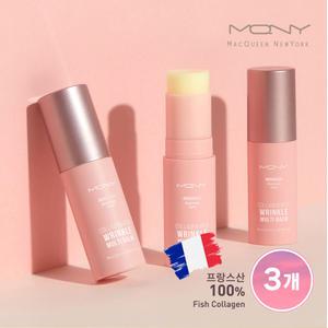 [3개] 맥퀸뉴욕 프랑스산 100% 콜라겐 비타 링클 멀티밤 10g /팔자주름 리프팅 미간 노화 건조 눈가주름 보습