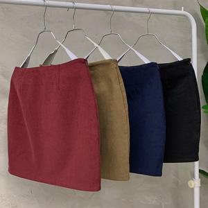 기모버젼추가!당발빅사이즈 하이웨스트 슬림 스판 H라인 미니스커트[175]5XL까지 여성 봄여름가을겨울 4계절 가을치마 장마룩
