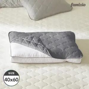 [파미지오] 사계절 밴딩 누빔 베개커버 양면패드 40x60