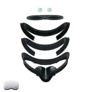 [VR연구소] 오큘러스 퀘스트2 환기 와이드 인터페이스 안면폼 5in1 흑어환기 대체 악세사리