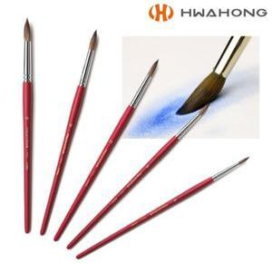 화홍 수채화붓 771R  1호 2호 4호 6호 8호 10호 12호 14호 16호 18호 20호 둥근모 낱자루