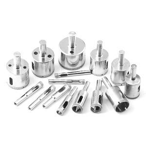 유리 타일 홀쏘 4mm-50mm 아바 포함 일체형 다이아몬드 커팅 홀커터 홀캇타 홀컷터