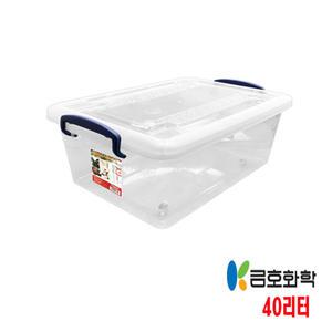 국산 다용도 수납 리빙 박스 모음전/금호화학 꼬미꼬모 40L