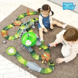 어린이 자동차 트랙 장난감 공룡대탐험 디럭스 273pcs