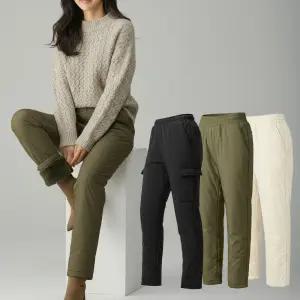 3종세트 남자 여자 패딩바지 패딩팬츠 보온 방한바지 등산 골프 작업복 겨울