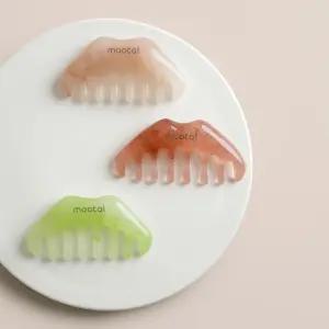 무탈 두피 괄사 마사지 림프순환 마사지기 빗