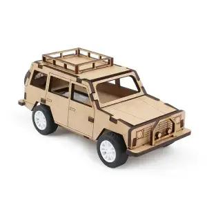 영공방 나무 조립 키트 DIY 풀백카 SUV 레저용