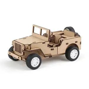 영공방 나무 조립 키트 DIY 풀백카 윌리스 지프