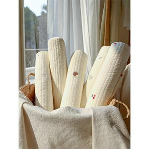 [베베누보] 순면 누빔 자수 아기 바디필로우 롱쿠션