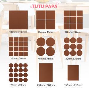 [국내생산] 잘라쓰는 식탁의자 소음방지패드 가구바닥보호 스티커 의자끌림방지 긁힘 미끄럼 부직포
