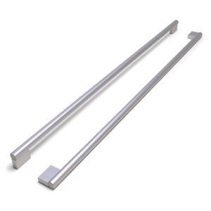 두일 반달봉 2구 가구손잡이 실버 P570 2개 서랍장 장농 싱크대 진열장 장식장