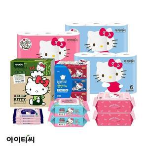 [헬로키티]아이티씨 헬로키티 화장지 실속 기프트세트 집들이선물