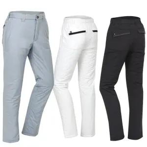 겨울 남성 패딩 바지 솜 페딩 남자 방한 방풍 골프 일자 따뜻한 팬츠