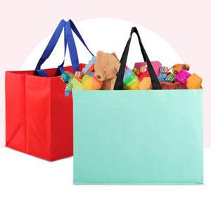 특대형 타포린가방 블랙 시장 에코백 세탁가방 검정 타포린백 쇼핑백 부직포 시장바구니