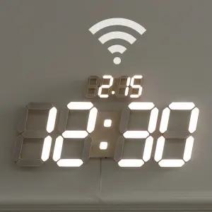 플라이토 와이파이 인테리어 3D LED 벽시계 38cm 데이즈 / 포토구매평