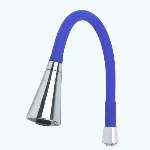 교체용 블루 컬러 코브라 주방용 I자형 자바라 싱크대수전 주방헤드 절수기