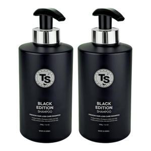 TS 블랙에디션 샴푸 500ml x 2통 티에스 탈모샴푸