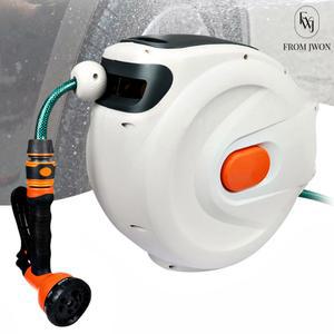 꼬이지않는 물호스 자동 릴호스 10M 벽걸이 테라스 세차 정원