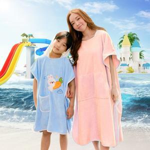 웰아로하 입는 비치타올 버니 망토 후드 / 어린이 유아 어른 성인 비치가운 샤워가운 스포츠타올