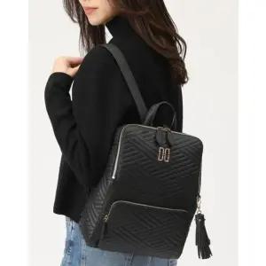 [갤러리아] DCBA4F369BK 닥스 블랙 칼라일 가죽 백팩