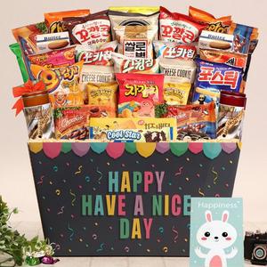 과자세트 과자선물 세트 과자바구니 초콜릿바구니 리본포장 선물 B21