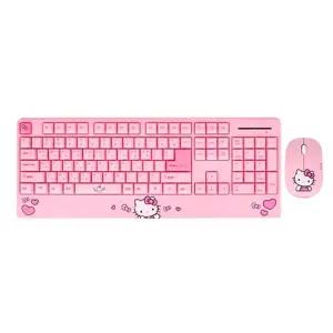헬로키티 팜레스트 무선 키보드 마우스 세트 - SC