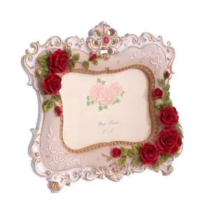 장미꽃 액자 가로형/사진/탁상/사각/테이블/포토/인화/책상/가정용/프레임/장식/심플/사진틀/소품/인테리어