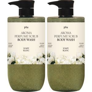 플루 아로마 클렌징 샤워 퍼퓸 스크럽 바디워시 소피블랑 2개 1L