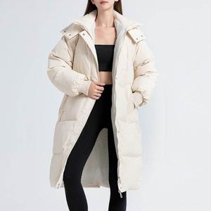 여자 겨울 솜 롱 패딩 후드 집업 점퍼 겨울용 따뜻한 방한 아우터 여학생