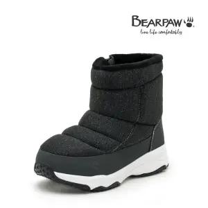 [롯데백화점]베어파우 LOIS 키즈 패딩부츠 겨울 방한화 아동 패딩슈즈 블랙멜란지 K165175QD-K