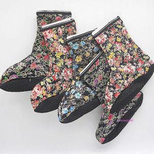 방안 선물 랜덤 방한 중목 여자 삭스 묶음 3켤레 버선 따뜻한 털덧신 안감 도톰한 할머니 부모님 논슬립ijk