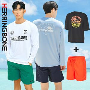 남자 래쉬가드세트 루즈핏 수영복 스윔팬츠 비치웨어 빅사이즈 상의 하의