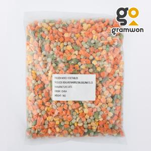 혼합 야채 4종 1KG 냉동 샐러드 볶음밥 믹스 손질 계란찜