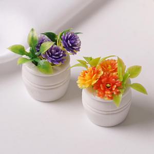 인테리어 장식 소품 홈데코 미니어처 미니 화분 2종