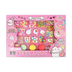 몰랑 블링블링 어린이 비즈세트 유아 비즈 팔찌 목걸이 만들기