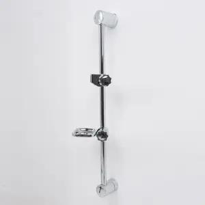 둥근머리 샤워슬라이드바 행거 샤워기걸이/샤워기거치대홀더/각도조절샤워기거치대/샤워기헤드거치대