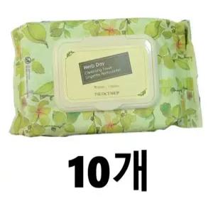더페이스샵 허브데이 클렌징 티슈 70매 10개