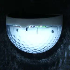 늘여섯 오로라 LED 태양광 벽부등 2P 백색 주택벽등 계단매입등