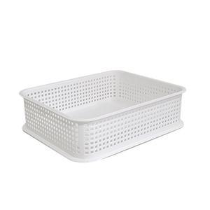 창신)멀티바스켓(화이트 3호 340X26090mm)수납바구니 탕비실 정리 문서 다용도 책상 서랍