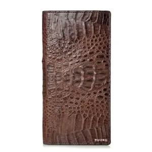 [롯데백화점]에스콰이아 25 신상 고급 천연 악어가죽 악어 장지갑 ECESPN113BR
