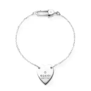 구찌 팔찌 YBA223513001 트레이드 마크 하트 펜던트 실버 여성 팔찌 당일발송
