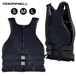 국산 오도넬 이중버클 구명조끼 블랙 (S/M/L 물놀이 부력조끼 라이프자켓 수영장 워터파크 계곡 낚시