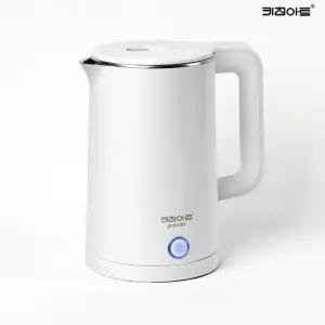 키친아트 프리미오 스텐레스304 이중단열 보온주전자 1.8L (화이트) 전기주전자