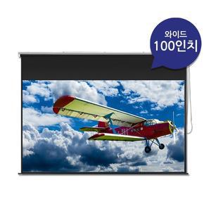 C-SHAWP 수동 체인) 와이드 스크린 100인치