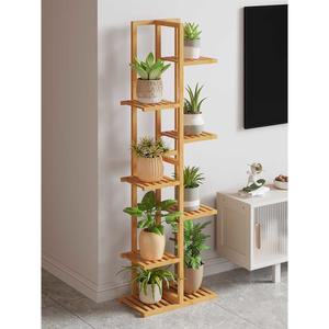 발코니 꽃 선반 원목 거치대 지그재그 화분진열대 꽃선반