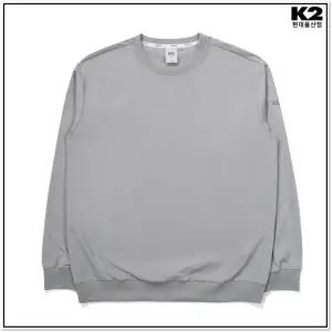 [K2]KMU23254SH 남성 가을 심플 그래픽 우븐 맨투맨 티셔츠