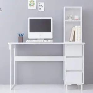 아트박스/벨리카가구 코나 1인용 컴퓨터 게이밍 데스크 1200 화이트 책상